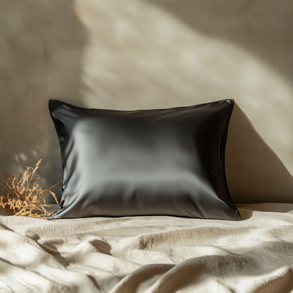 Lunérie™ Champagne Jedwabna Poszewka na Poduszkę