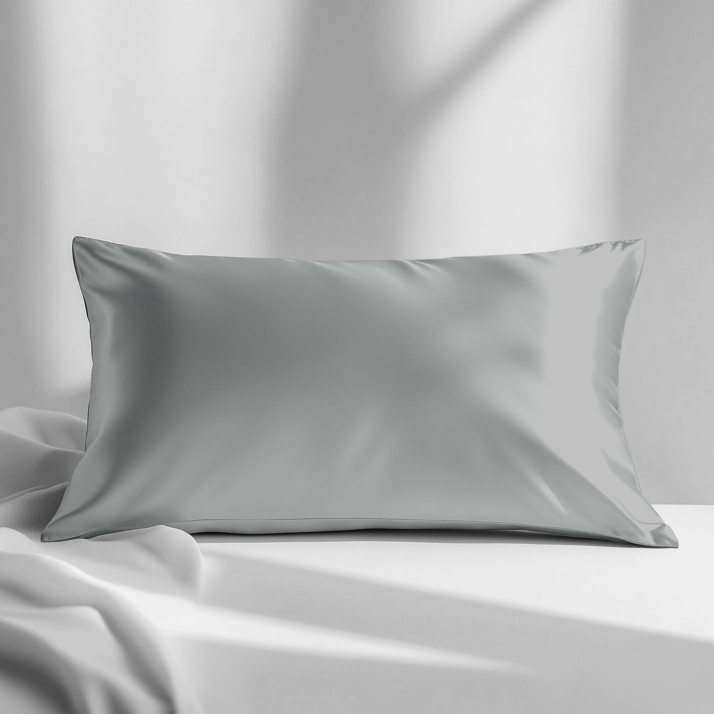 Lunérie™ Champagne Jedwabna Poszewka na Poduszkę