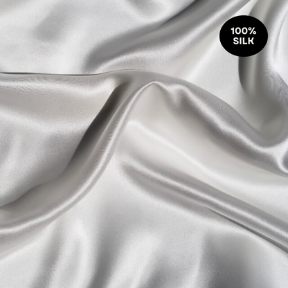 Lunérie™ Champagne Jedwabna Poszewka na Poduszkę