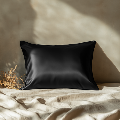 Lunérie™ Champagne Jedwabna Poszewka na Poduszkę