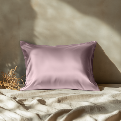 Lunérie™ Champagne Jedwabna Poszewka na Poduszkę